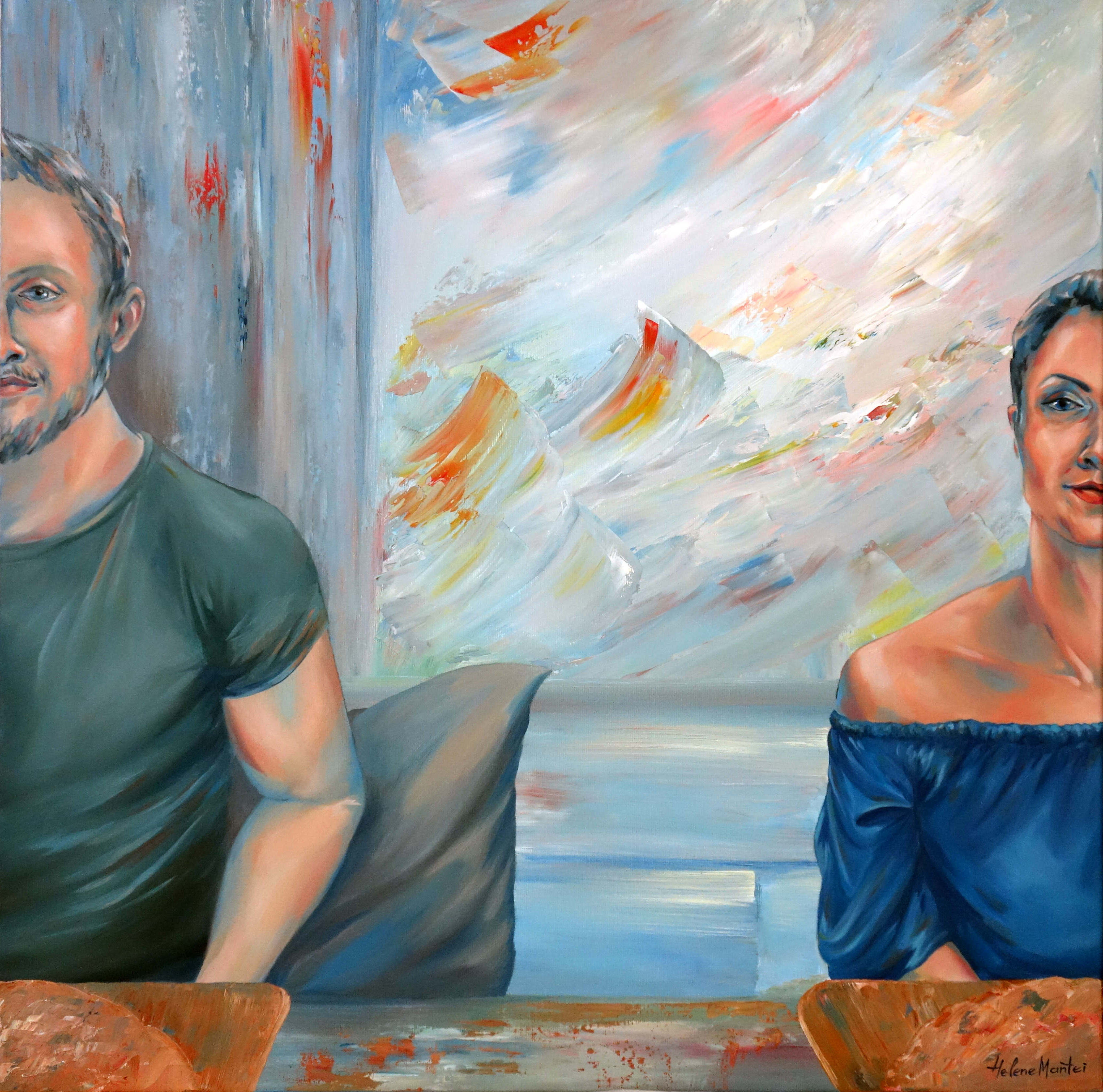 "Silence" Helene Mantei, Gemälde