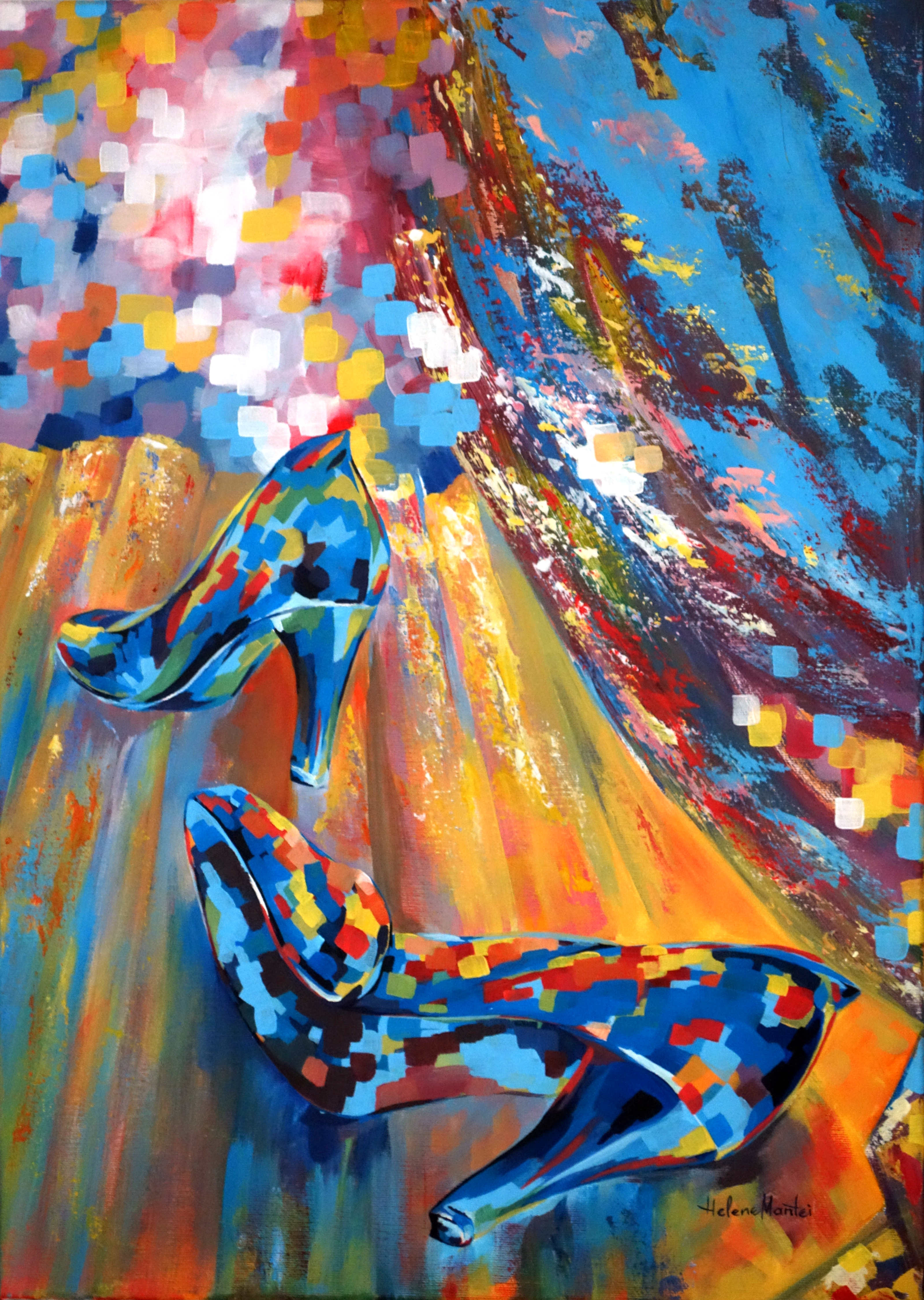 "After the show" Helene Mantei, Gemälde