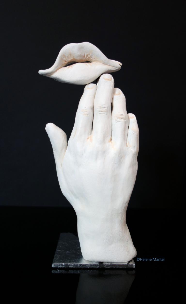"Gossip" Helene Mantei, Skulptur