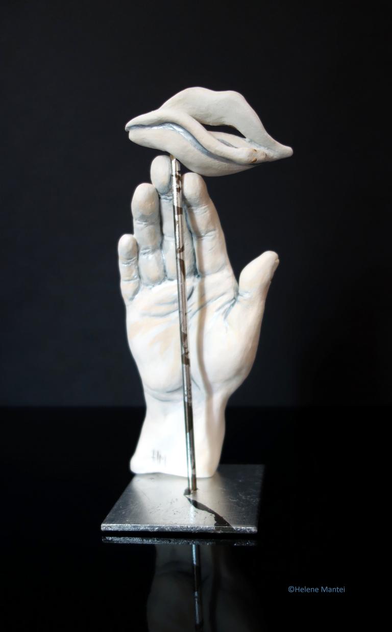 "Gossip" Helene Mantei, Skulptur